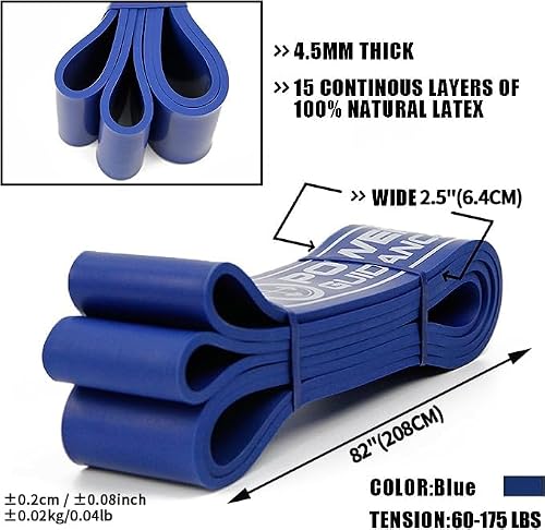 Foto von POWER GUIDANCE Widerstandsbänder, Fitnessbänder, Pull Up Resistance Band - Perfekt für Body Stretching, Powerlifting