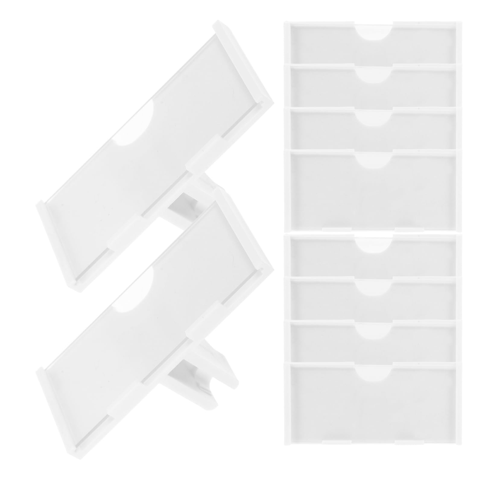 Tofficu Supermarket Tag Clips 10 Pack Reusable Wire Shelf Label Holders for Shopping Mall Display