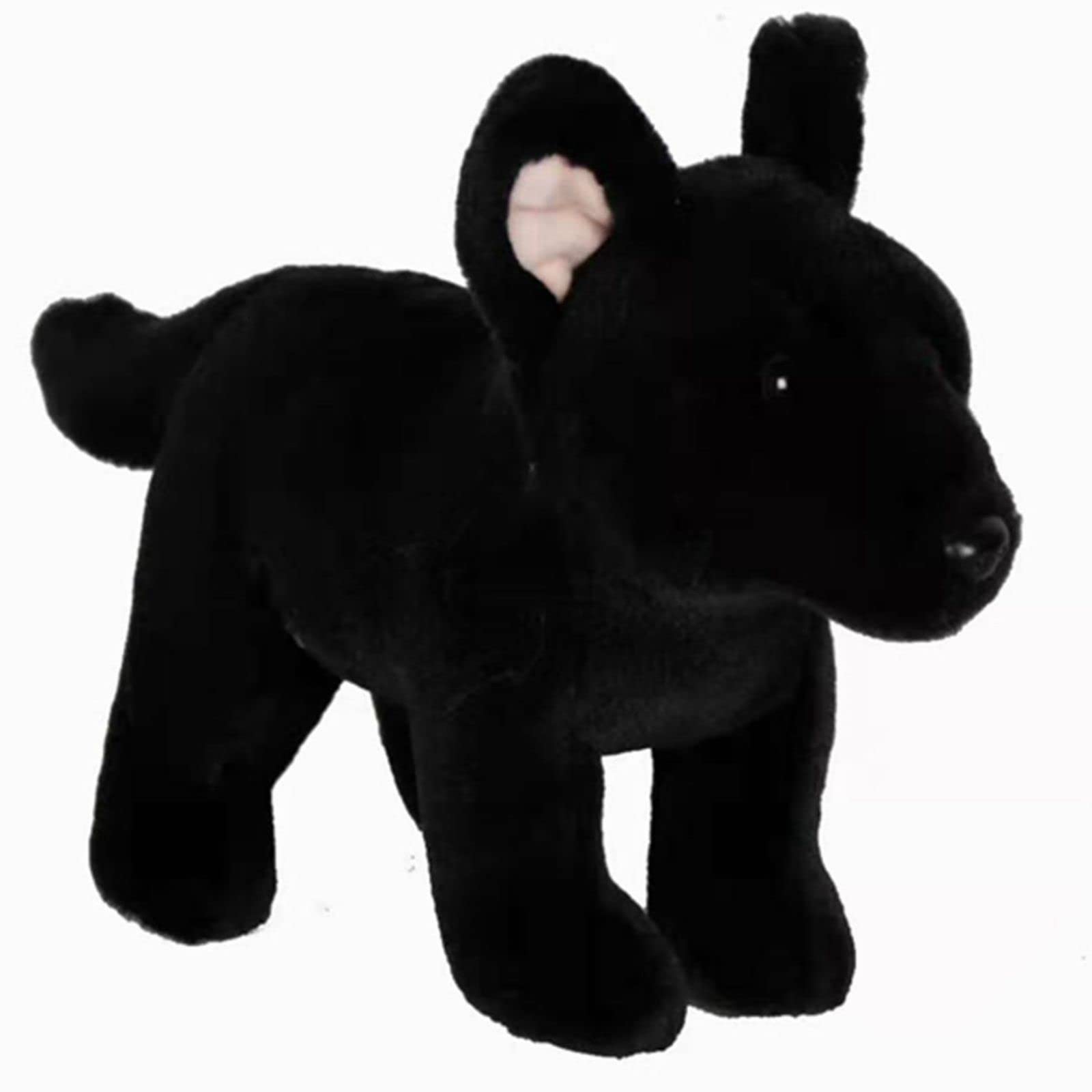 Lifelike Black German Shepherd Shepherd Stuffed Animal Dog, 8 Inches Eco-Friendly Plush Soft Toy Dog for Kids/Boys/Girls/Women (Belgian Shepherd Dog)