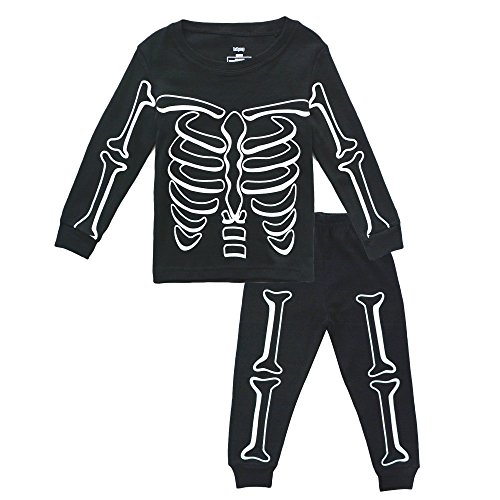 KISBINI Toddler Boy's Cotton Two-Piece Pajama Halloween Pjs Sets Long Sleeve Sleepwear Jammies
