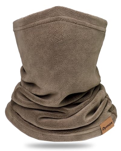 Dymex Kids Neck Warmer Gaiter Winter Fleece Face Neck Cover Balaclava Cold Weather Windproof Face Mask for Boys Girls, Dark Gray, 3T