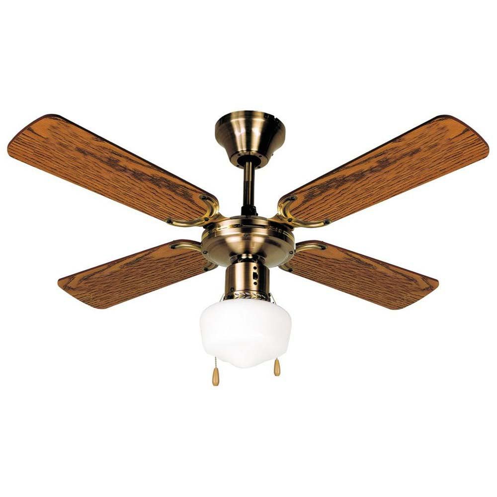 Orbegozo CL 02105 M - Ventilador de techo con luz, 50 W de potencia, diámetro de 105 cm, 4 palas reversibles y 3 velocidades