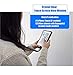 Tainada Phone Purse Pouch Bag with Clear View Window Touch Screen & Neck Strap Lanyard Compatible with Most of Smartphones + One ID Window Card Holder Coin Purse (Red)