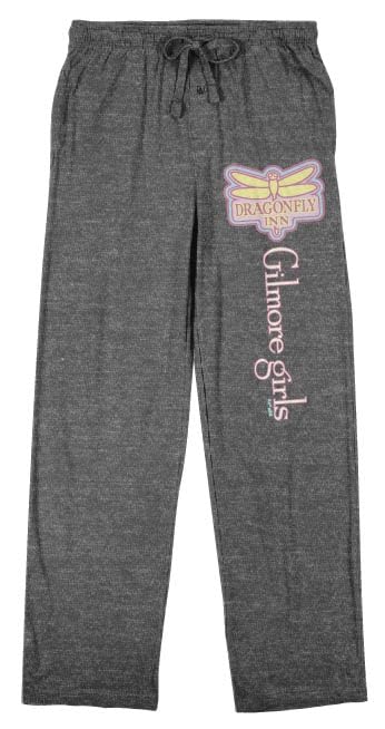 Gilmore Girls Dragonfly Inn Men's Heather Gray Sleep Pajama Pants