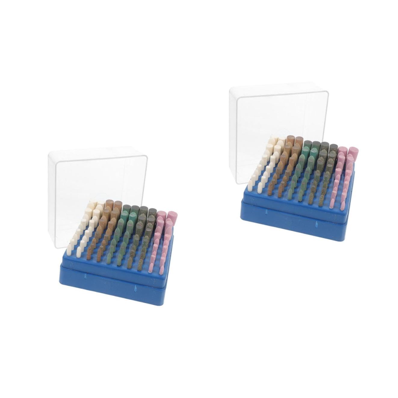 Alipis 2 Set Punte Per Lucidatura Accessori Per Utensili Rotanti Ruote Abrasive Per Lavori Finitura Casa E Officina Leggere E Compatte Per Facile Utilizzo E Stoccaggio 100 Pezzi*2