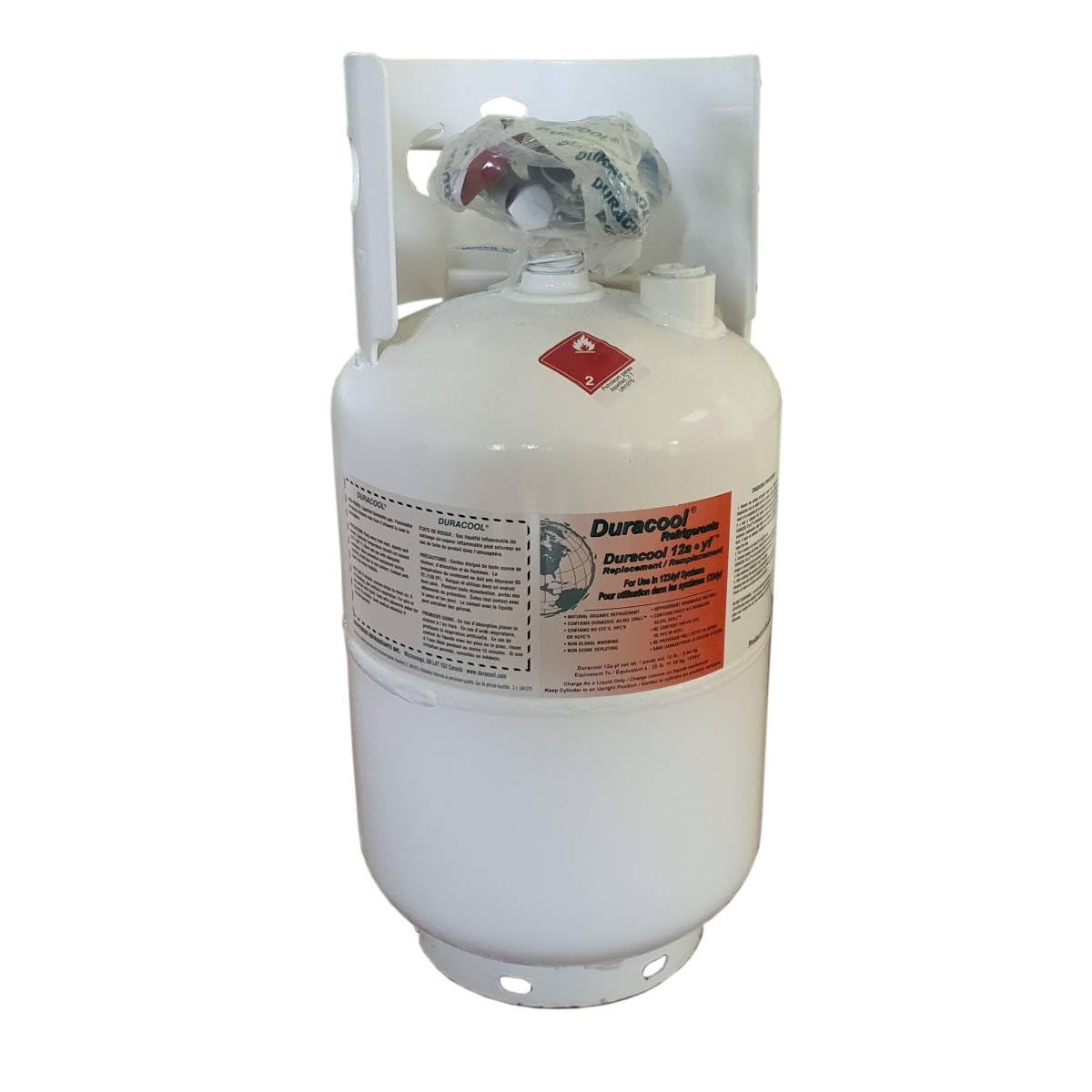 Bonbonne Duracool 12a-YF 5.44 kg - Remplacement HFO-1234yf (11.34 kg éq.)