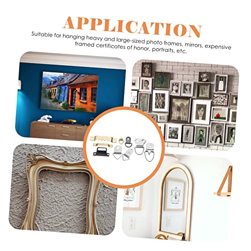 Image of Tofficu 180pcs Picture Frame Hanger Hooks and for Photo Frames Includes Types of Hardware Accessories for Easy Hanging and Decoration