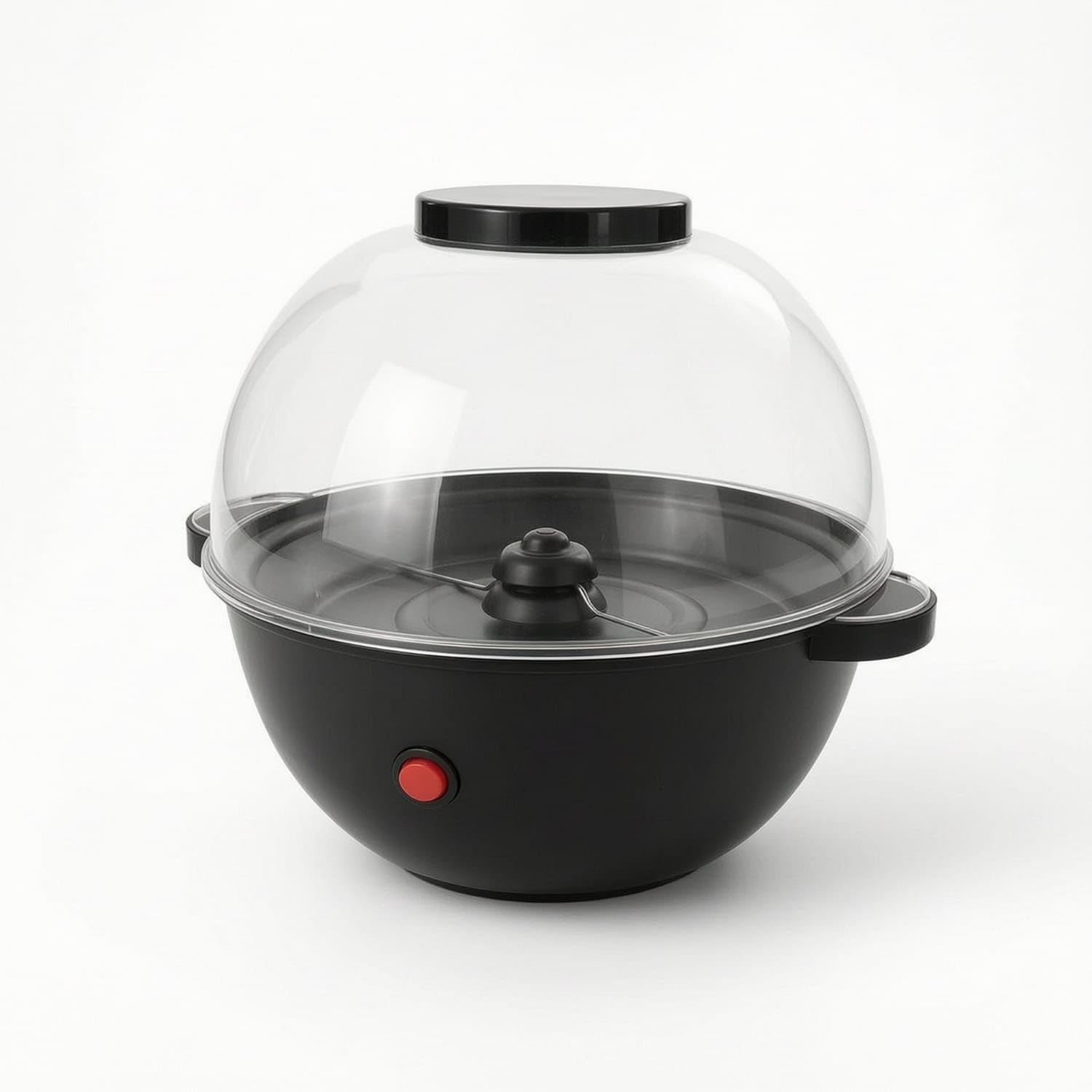 Electric Popcorn Machine with Dome Lid Household Appliance Nonstick Countertop for Families, Movie Nights, Home Kitchen, Black, 220V Eu Plug-image-33