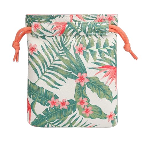 Pochette de golf fleurs hawaïennes pour ranger ses accessoires