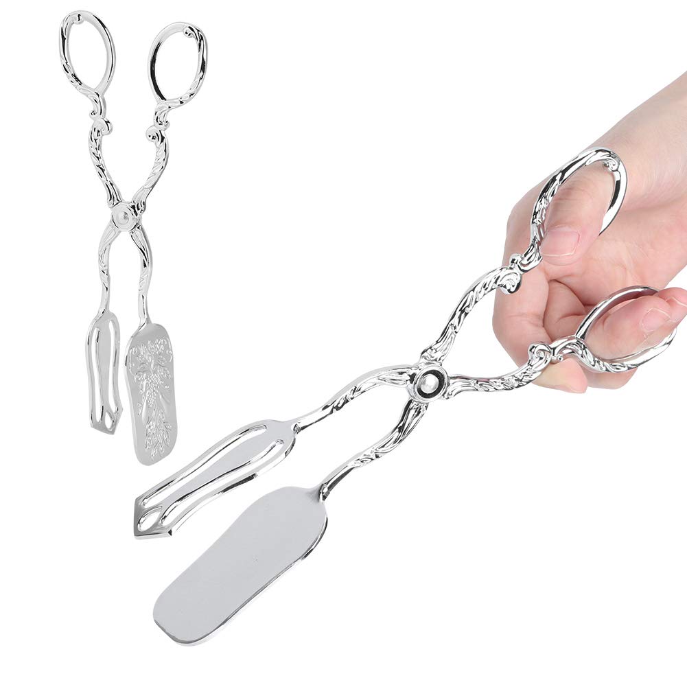 Pinzas de Cocin Vintage 21,5 x 11,5 cm Pinza para Comida Aleación de Zinc