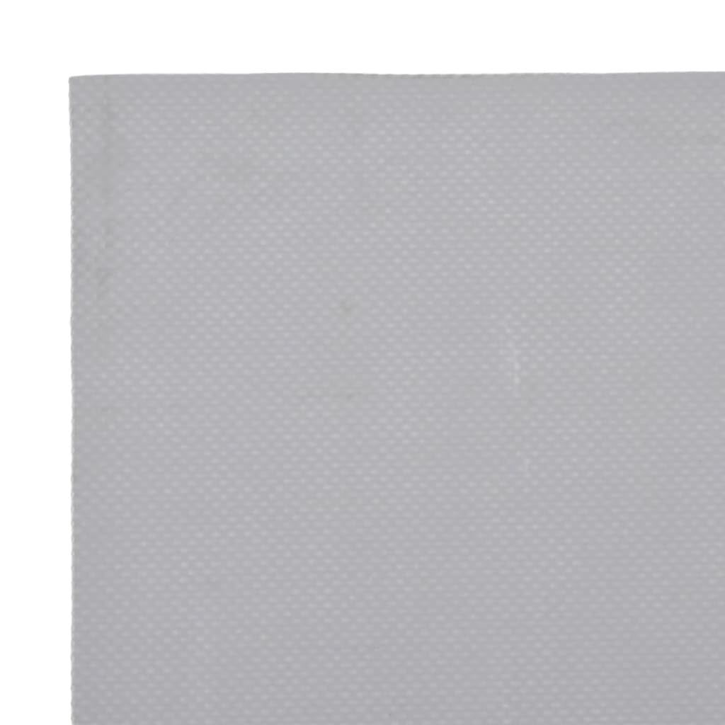 Telone grigio 3 x 6 m 650 g/m² | Tela PVC di alta qualità, resistente all'acqua strappo, uso esterno, copre mobili rimorchio