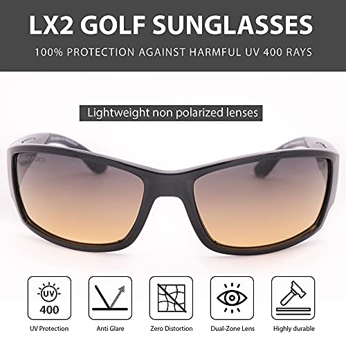 Non-Polarized Golf Sunglasses LX2- Dual-Zone Lens Technology 5