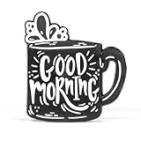 Good Morning Stock Lapel Pins- Motivation Charms Pins for Hats, Jacket, Souvenir Gifts for Student or Teachers for Giveaways. (Good Morning Stock Pins)