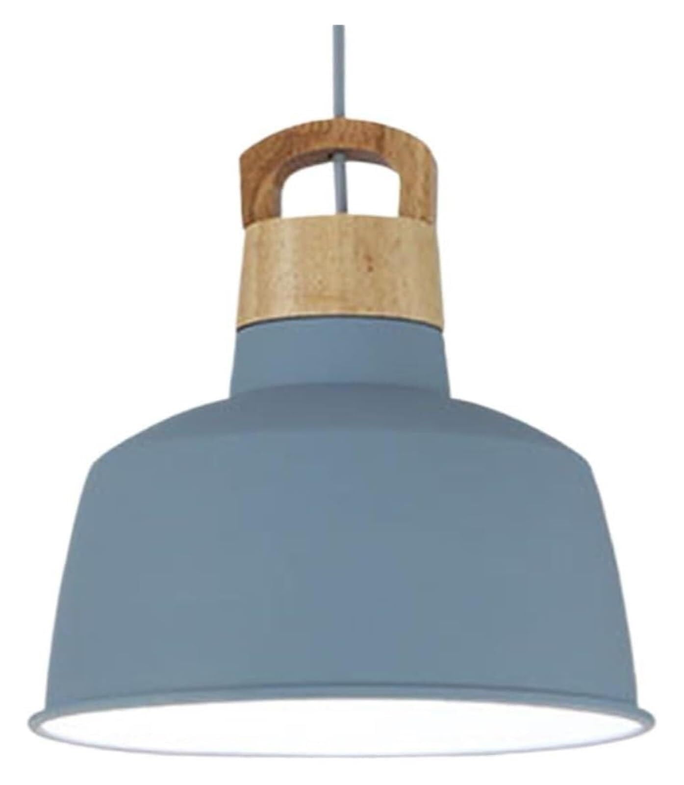 HUAYUSEDF Adjustable Metal Pendant Lamp Chandelier Hanging Lighting Ceiling Fixture E27 for Kitchen Island Living Room Bedroom Hallway(Bule)