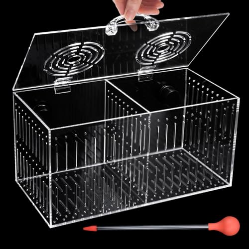 Magnet Acclimation Box for Saltwater Fish Quarantine Aquarium Isolation Box for Aquarium Fish...