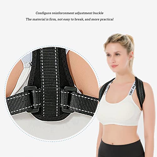 Orthèse de correction de posture invisible et légère pour le dos, couleur noir - 4