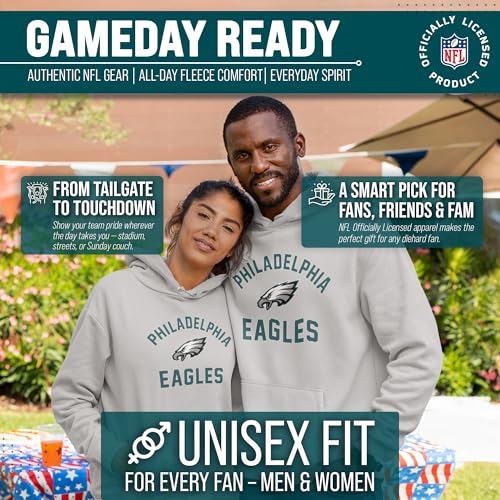 Image of Team Fan Apparel NFL Gameday Hoodie Pullover Sweatshirt for Men and Women | Officially licensed NFL Gameday fleece pullover - kangaroo pocket, ribbed cuffs, drawstring hood, unisex fit