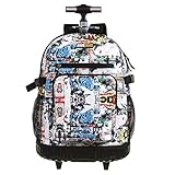 Mala Escolar GLP c/ rodinhas Overprint Grafite, Dermiwil, 37448, Grafite