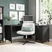 Bush Home L Shaped Desk with Storage for Home Office, Modern Farmhouse Corner Table with Drawers and Cabinets, Salinas Collection, Vintage Black