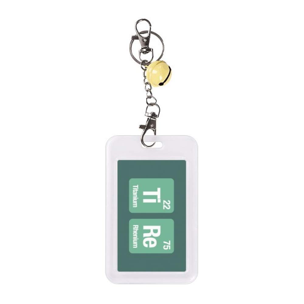 Badge protection carte crédit pneu élément chimique jaune cloche - 5