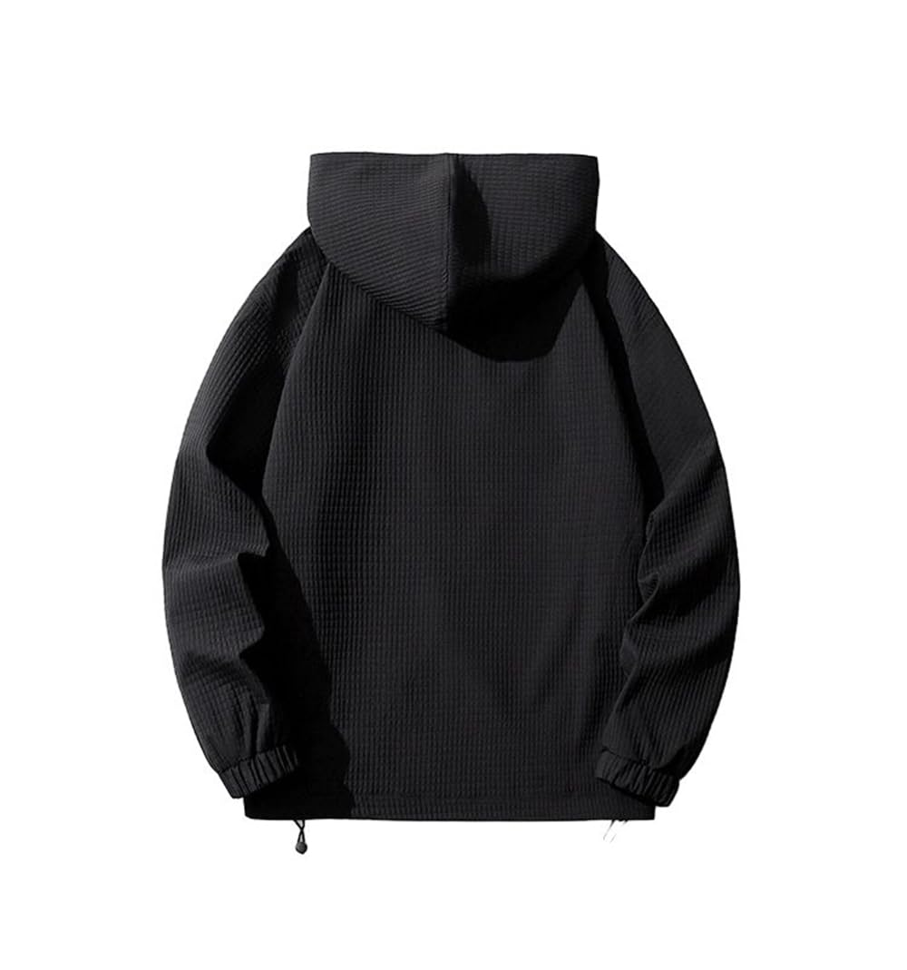 Men Hoodies Trend Personality Sweatshirt Solid Color Oversized Men Hooded Pullover Spring Autumn Men Hooded Sweatshirt Casual Sport Men Longsleeve Jumper