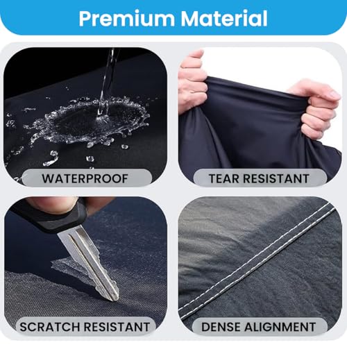 Image of STHIRA UV Resistant Car Cover 210D Oxford Reflective Universal 14.5ft