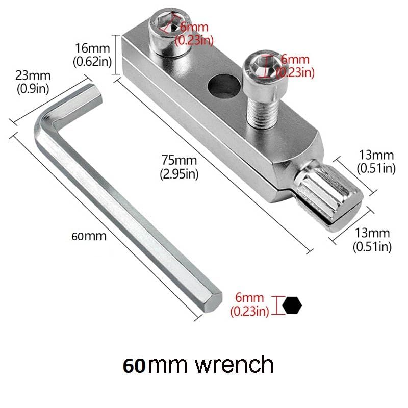 Image of Faucet Angle Valve Broken Wire Extractor Adjustable Broken Valve Extractor Universal Screw Extractor Tool Broken Bolt Remover for 1 /2 in and 3 /4 in Stripped Thread, Stainless Steel Made
