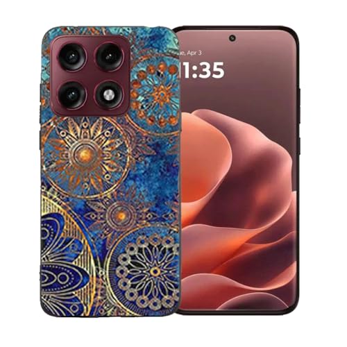 LCEHTOGYE �K�p Motorola Edge 70 Pro�p�P�[�X�A�K�p Motorola Edge 70 Pro (6,78")�ƌ݊����̂��钴���^�u���b�N�\�t�gTPU�V���R���Q���P�[�X�ی�J�o�[ - LLM11