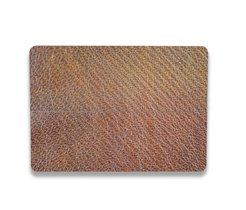 Image of MightySkins Carbon Fiber Skin Compatible with Microsoft Surface Laptop Studio 2 (2023) Full Wrap Kit - Brown Pleather | Protective Durable Textured Carbon Fiber Finish | Made in The USA