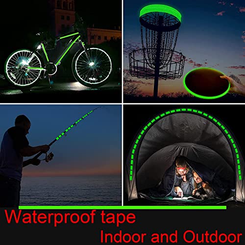 Gebildet Leuchtendes Band, Selbstklebendem Band, Warnband, Luminous Tape, Glow In The Dark, Wasserdicht, Abnehmbar, Langlebig, Tragbar, Stabil, Sicherheit / 1cm * 10m, 1Stück