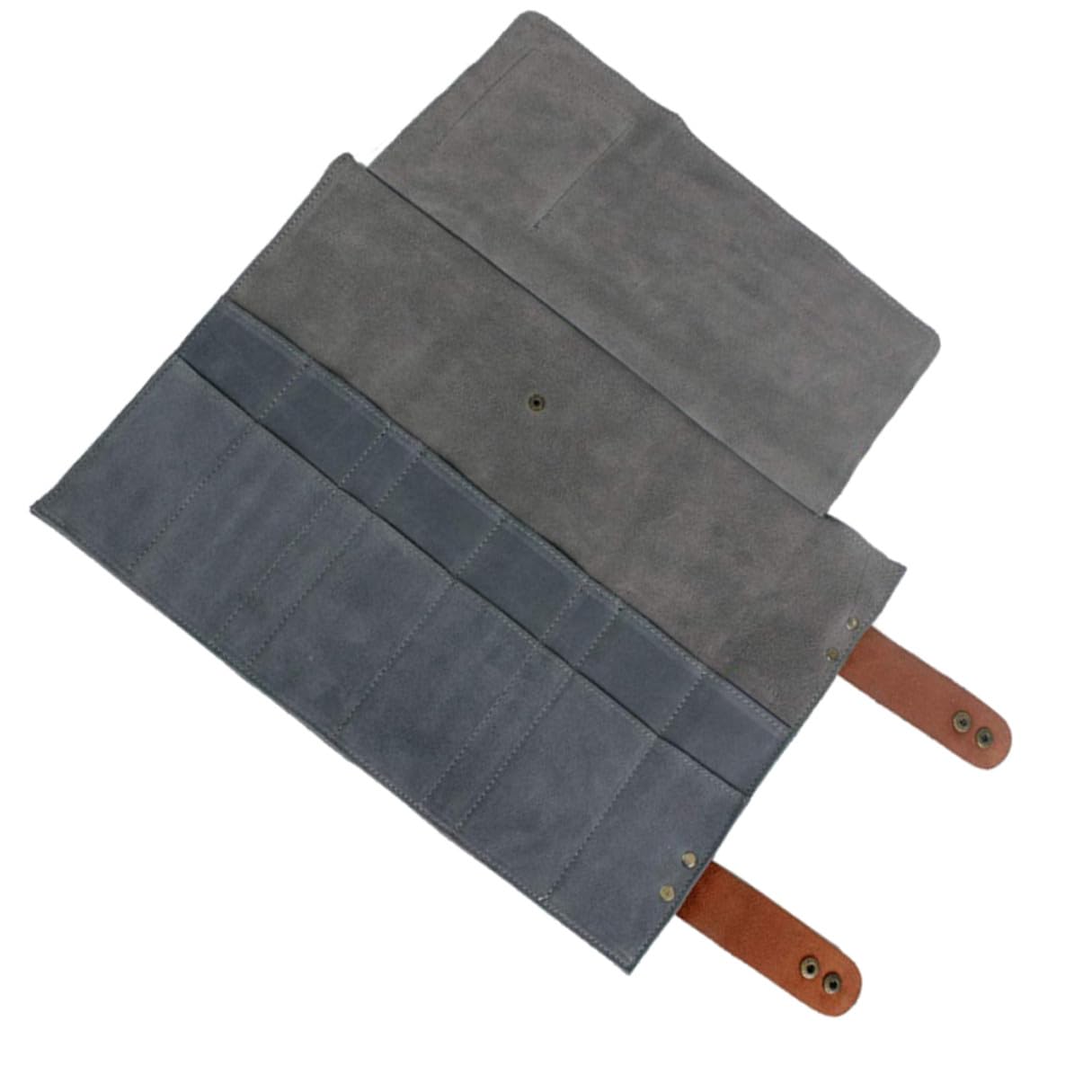 Cabilock Borsa da in Pelle Slot per Forbici e Pettini Organizer Professionale per Strumenti da Parrucchiere Rotolabile e Compatta Regalo per Parrucchieri e Saloni di Bellezza