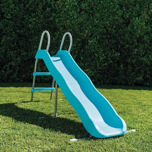 Intex 44106 – Kinderrutsche für den Garten, Stahl und Kunststoff, Blau, 196x84x119 cm