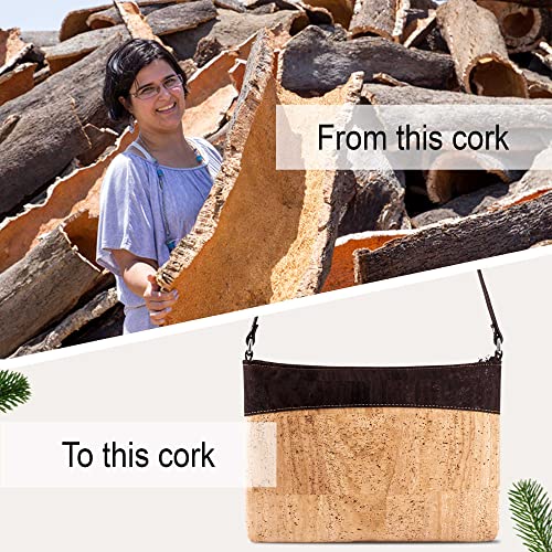 Cork Purse Women | Vegan Crossbody Bag Small Handbag Portugal Non-Leather3