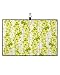 OComster Spring Yellow Florals Filling Golf Towel with Carabiner Clip, Summer Retro Wood Board Stripes Microfiber Waffle Pattern Golf Towel, Golf Accessories for Cleaning Clubs and Balls, 24x16 in