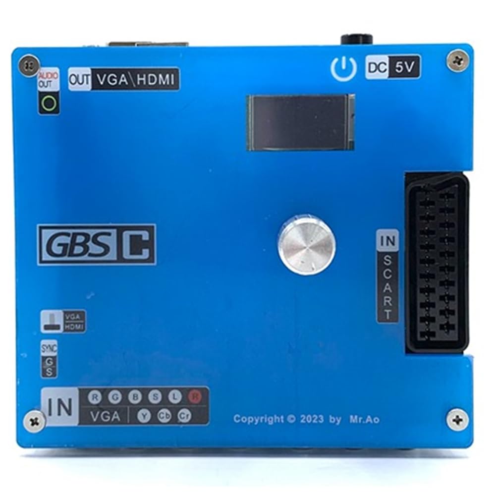 NONDK Convertidor Actualizado, Transcodificador de Video para Juegos de Control GBS, Señal RGBS VGA Scart YPbPr A VGA HD Upscalers