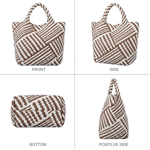 Image of Vegan Leather Purses for Women, Handmade Purses and Handbags Summer Beach Travel Tote Shoulder Bag | WOVEN