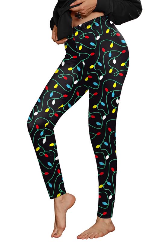 Legging de Noël femme XL For G and PL pantalon stretch imprimé
