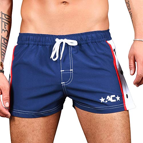 Andrew Christian Snap - Bañador Azul azul marino Medium