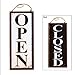 VIP Vintage Style Wooden Business Open Closed Door Sign