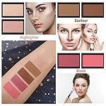 UCANBE Pretty All Set Eyeshadow Palette Pro 86 Colors Makeup Kit Matte Shimmer Eye Shadow Highlighters Contour Blush Powder All In One Makeup Pallet Holiday Christmas Valentine's Gift Set - Image 4
