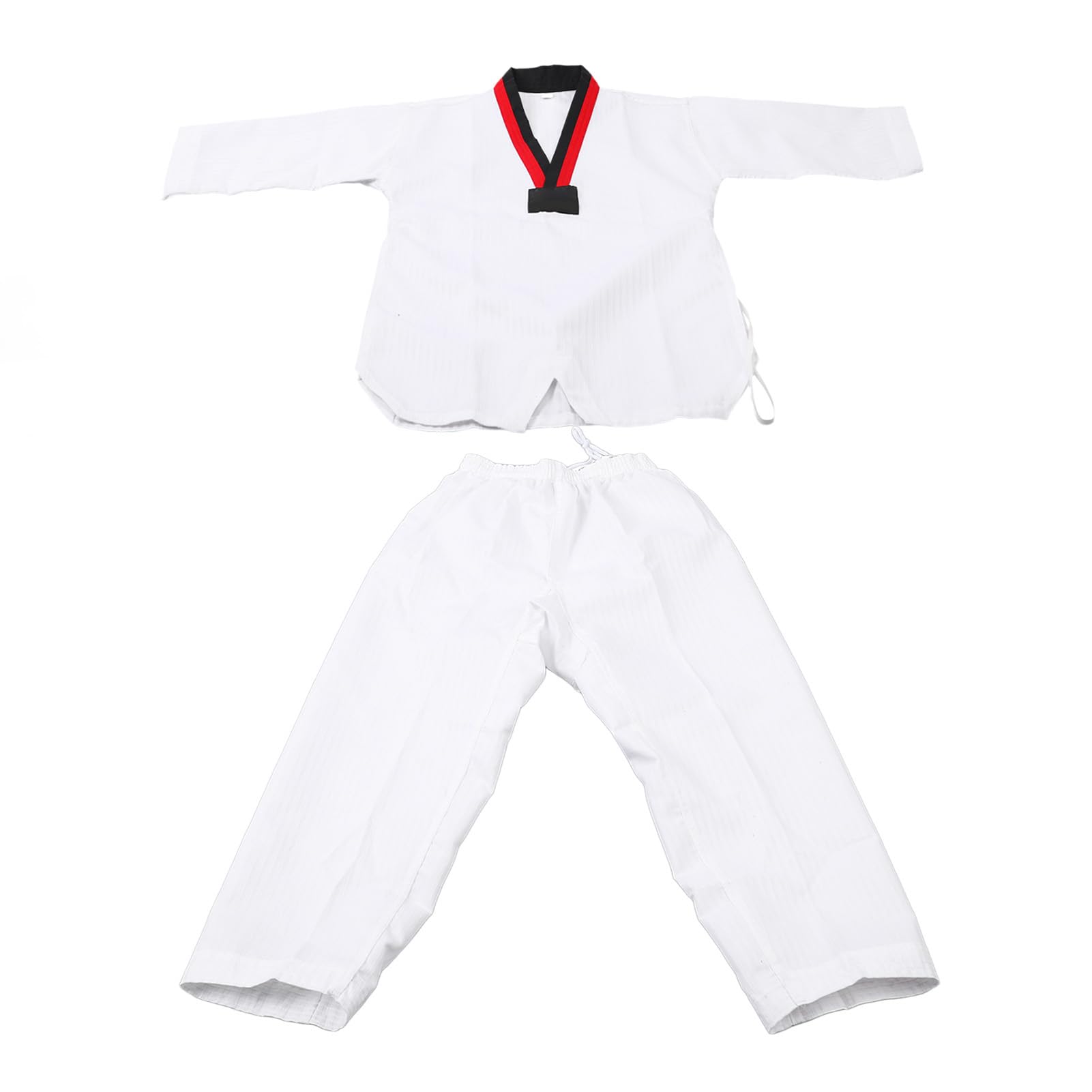 Uniforme Tradicional de Taekwondo, Uniforme de Taekwondo Ventilado de Algodón Duradero, Ampliamente Utilizado, Cómodo y Suave para Entrenamiento de Artes Marciales (M)
