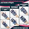 Magic Gel Wrist Ice Pack Wrap - Hot or Cold Hand Brace with Gel Pack - Wrist Band Heating or Cooling Compression for Right or Left Hand - Adjustable Straps - Blue