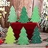 Glitter wooden christmas tiered tray decors xmas tabletop centerpiece for new year winter holiday home party decorations set of 6  urban country home decor