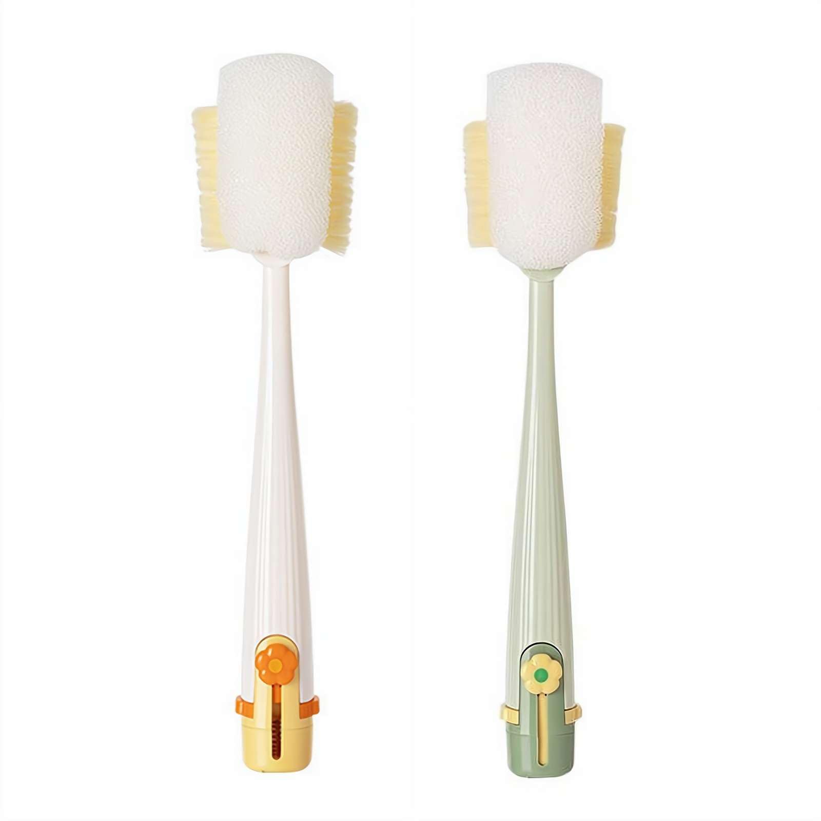 FLKWOP 5 in 1 Bottle Cleaning Brush, Multifunctional Cleaning Brush, Long Handle Multi-Function Insulation Cups Brushs