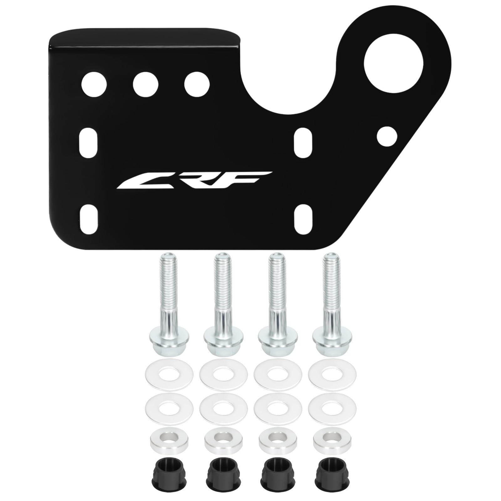 CRF450L/R-S/RL Panneau de tableau de bord avant de 2,2 cm, barres intérieures compatibles avec CRF450L CRF450R-S CRF450RL 2020-2026 en aluminium (noir)