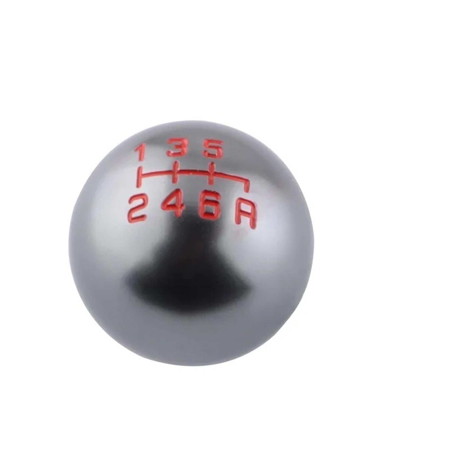 YYGGWL Shift Knob For Civic Fit FD2 FN2 EP3 DC2 DC5 S2000 F20C Aluminum 5/6 Speed M10X1.5 Type-R JDM Ball Shape Gear Shift Knob Shifter Lever(-03-Gray 6-Speed)
