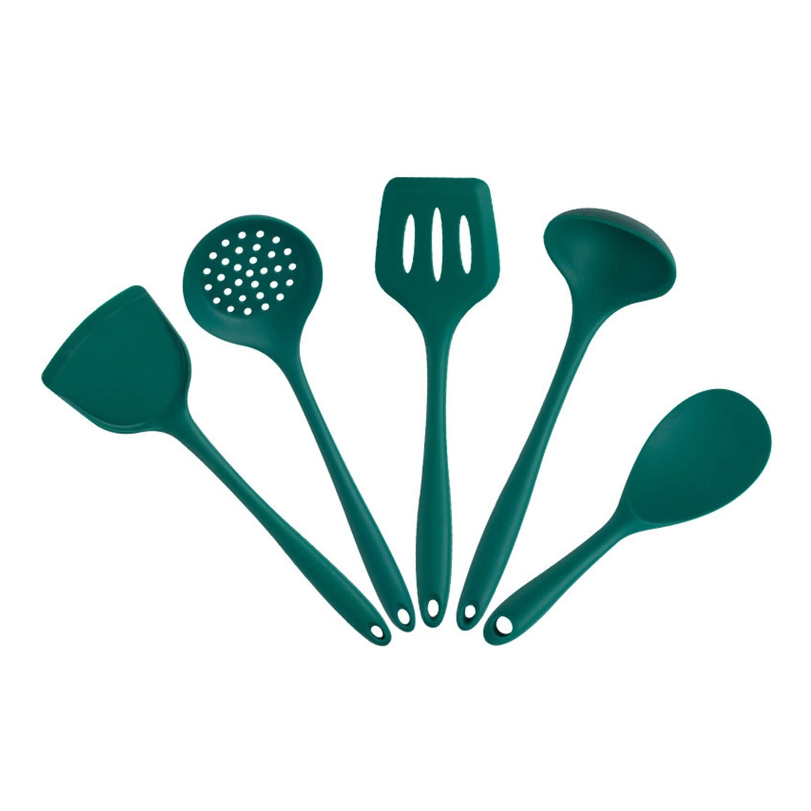 IUokLU Non-Stick Cooking Utensils Set: Spatula, Shovel, and Soup Spoon - Essential Kitchen Tools with Free Accessories