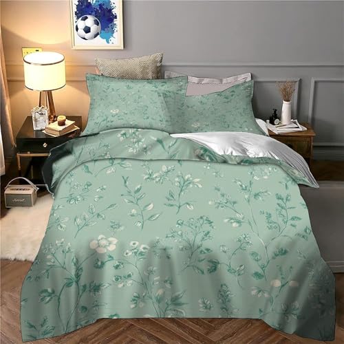 Housse de couette anti-acarien fermeture éclair microfibre 140x200 confortable - 6