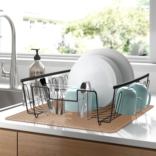 Stove Top Cover for Electric Stove - Silicone Stove Mat for Glass Top, Glass Cooktop Protector, XL Dish Drying Mats For Kitchen,Oven Covers for Electric Stove (Caramel,28 x 20)