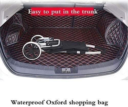 Faltbarer Einkaufswagen mit Rädern, faltbarer Einkaufstrolley, Einkaufstrolley, leicht, faltbarer Einkaufswagen, wasserdichter Einkaufstrolley mit Schwenkrädern, Lebensmittel-Handwagen – Bild 5